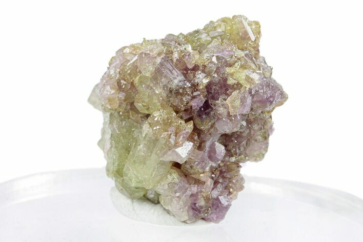 Gemmy Vesuvianite Crystal Cluster - Jeffrey Mine, Canada #287040